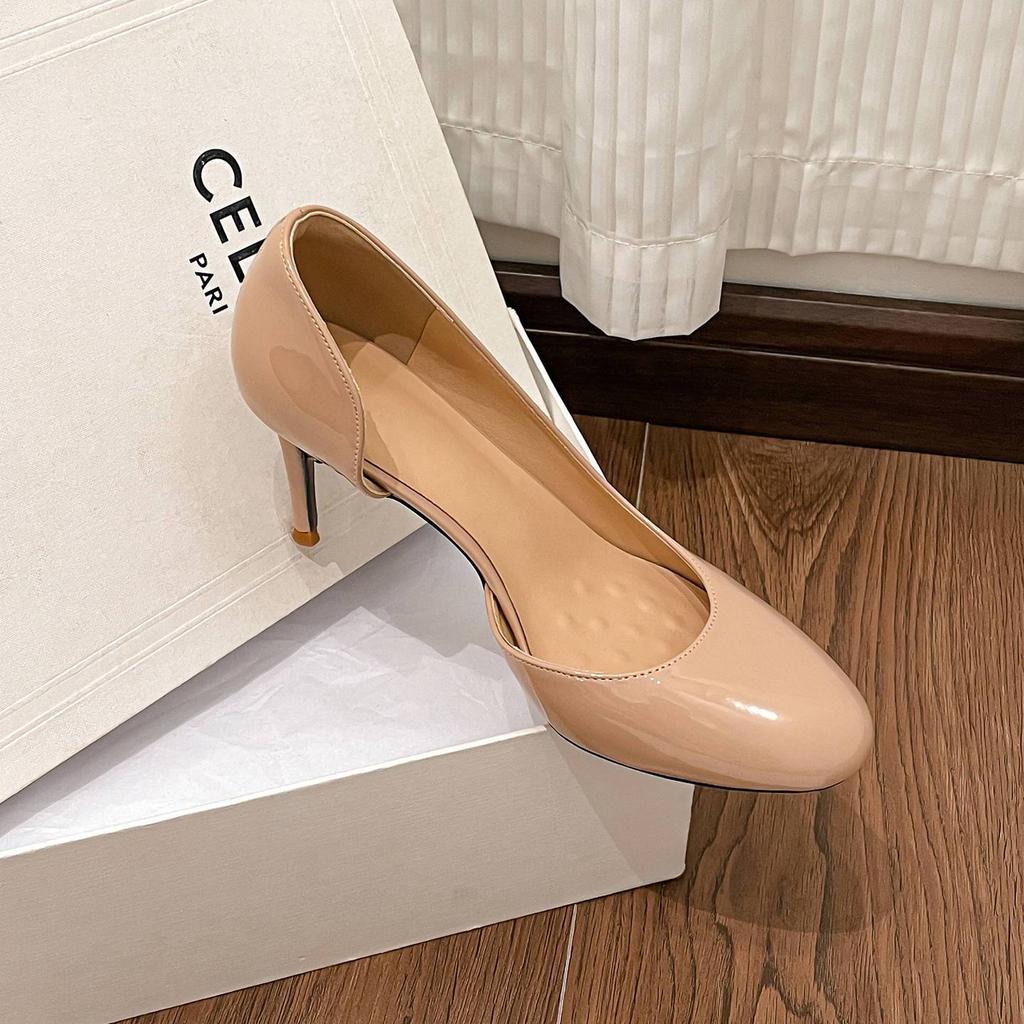 Fashion work shoes gentle style single shoes stiletto high heels women's bow daily temperament