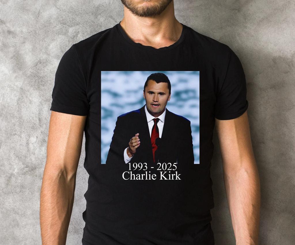 Charlie Kirk Freedom Memorial T Shirt Mens Womens Tees Top