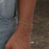 Hip Hop Stainless Steel Cuban Chain Bracelet For Women 3 5 7 mm Simple Stainless Steel Men Bracelet Gold Color Jewelry