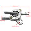 Inline Fuel Tank Tap Filter Petcock Switch Petrol Gas Fuel Tap Petcock Valve Switch for ATV 50/70/90/110/125/140/150cc Bike Moto
