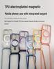 Custodia Magnetica & Galvanizzata per iPhone 15 Pro Max con Cordino