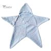Cozy Wool Yarn Sleep Bag Star Knit Baby Sack, Christmas Newborn Swaddle with Hood, Cute Photo Outfit Soft Romper for 0-3 Months, Holiday Elastic Wrap