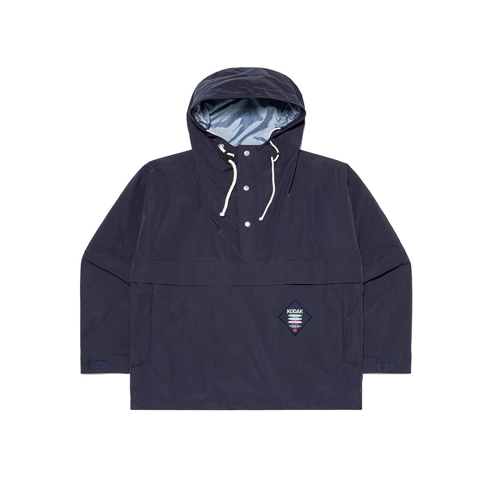 Kodak Essentials Logo Patch Hooded Anorak Navy