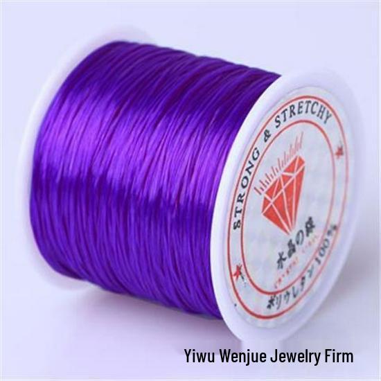 Elastic Cord for Round Crystal Buddhist Beads: Bracelet, Necklace, and Jade Beading String.