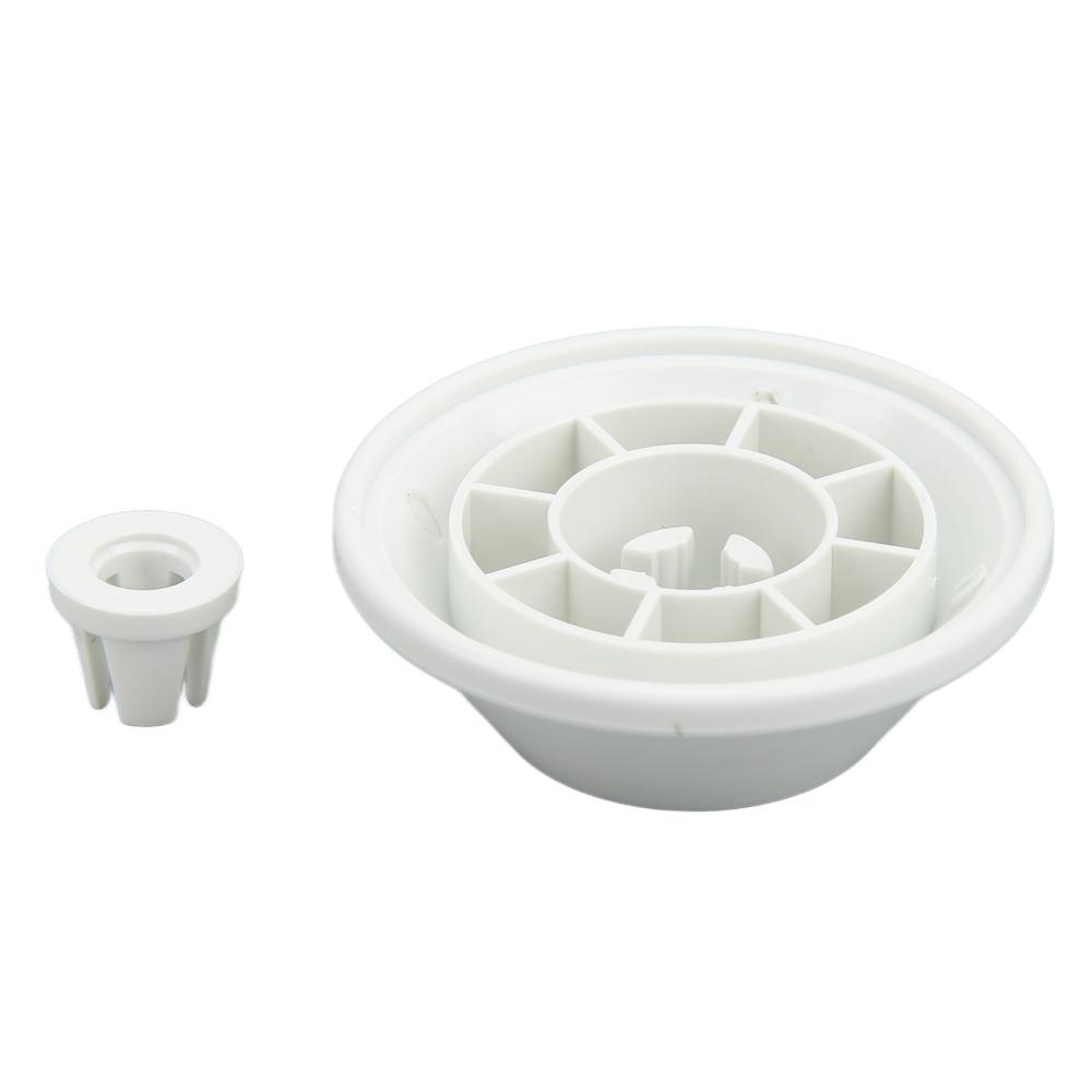 

2pcs Replacement Parts White Spool Caps Durable Heavy Machine Thread Plug Thread Wheel Cover Sewing Machine