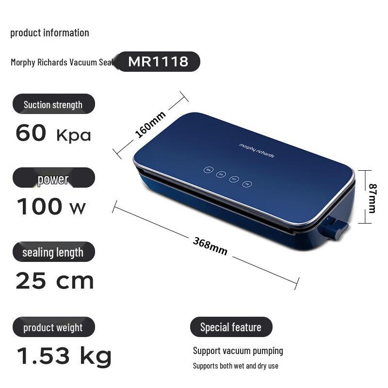 Morphyrichards MR1118 Vacuum Food Sealer