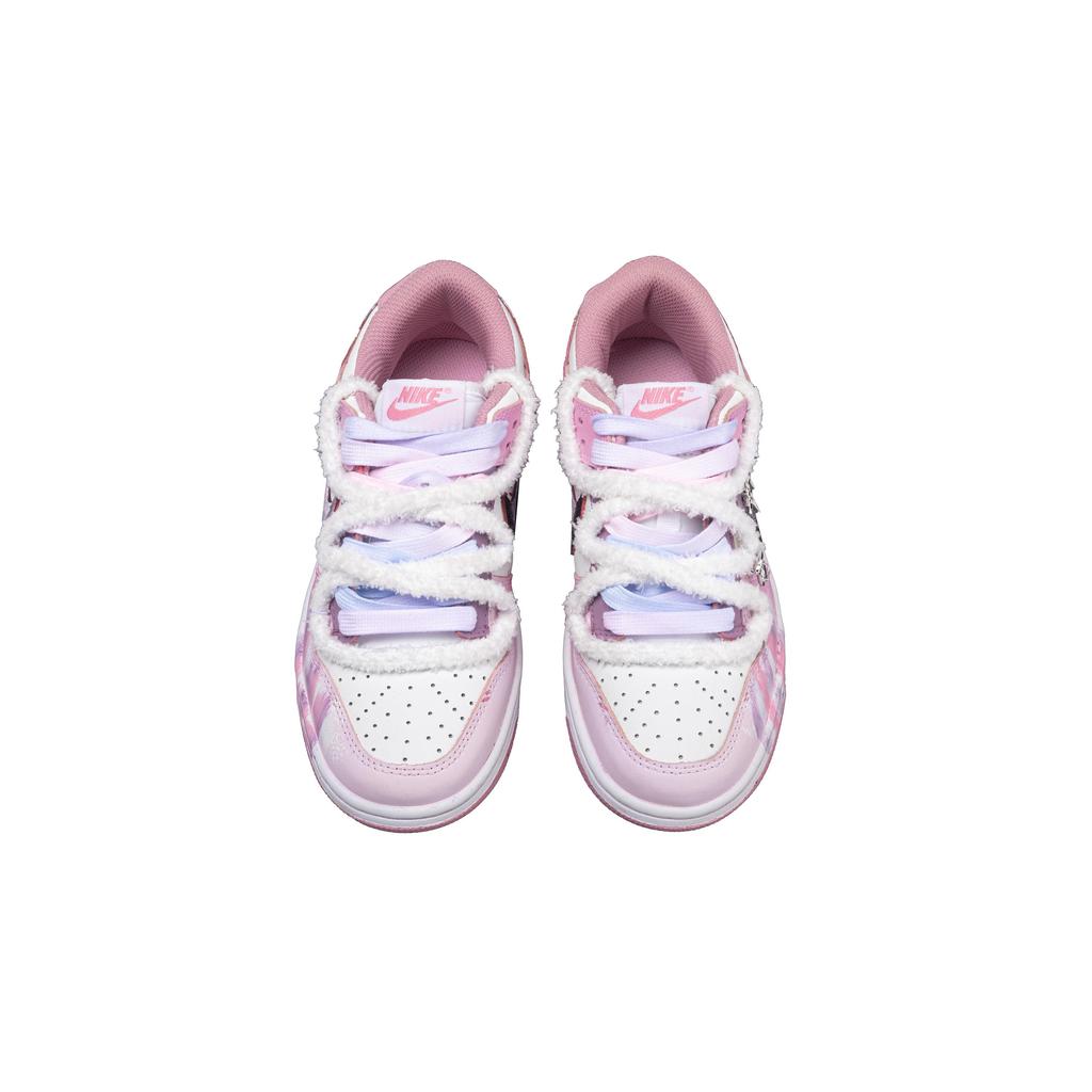 Nike Dunk Starry Cushioning Low top Skateboard Shoes Women's Pink DD1873-112(Team376-)