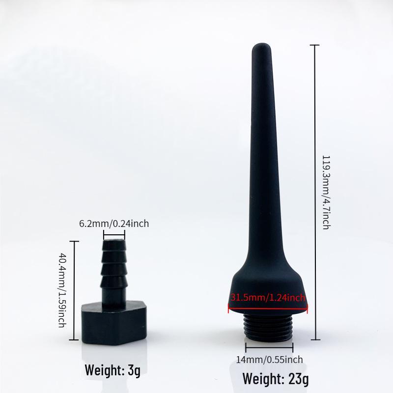 Silicone Douche for Men and Women - Anal Cleaning Adult Toy