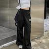 Vintage Worn Denim Design Casual Pants Women Spring New Style Sexy Girl BF Lazy Style Floor Length Pants