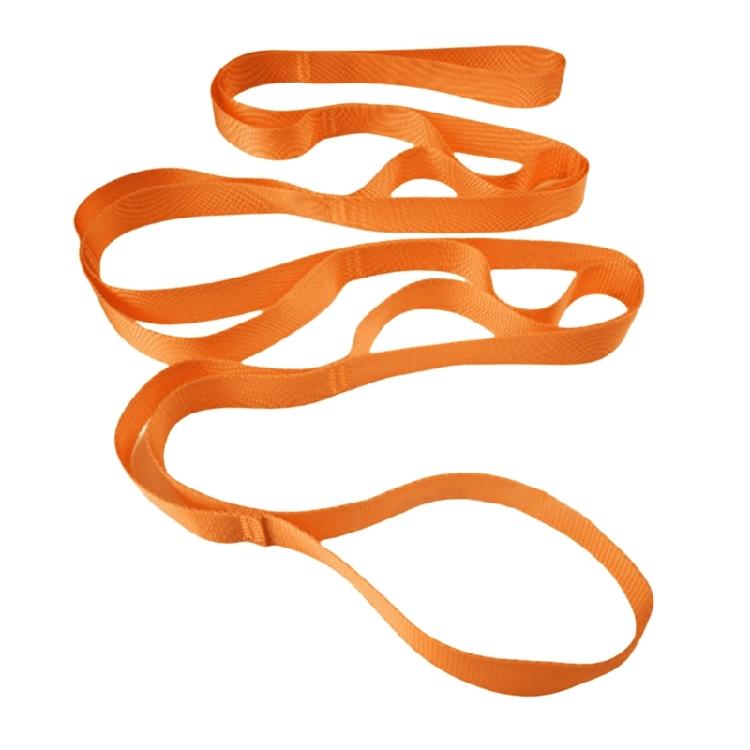 10 Loop Not-Elastic Yoga Stretch Band Stretching Strap Yoga Strap for Home Exercise, Workout, Pilates and Gymnastics