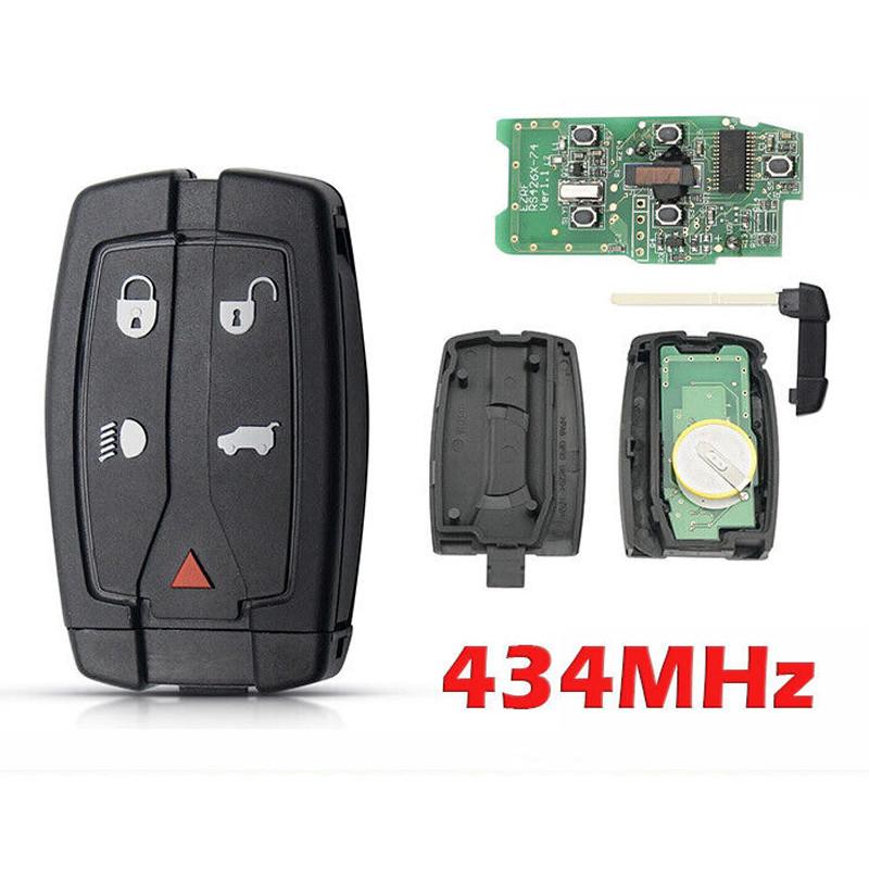 

433 МГц Умный Пульт Дистанционного Управления Корпус Ключа Для Land Rover Freelander 2 2007-2015 Автозапчасти Фоб 5 Кнопок
