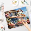 RUOPOTY Oil Painting By Numbers Scenery DIY Pictures By Numbers House Landscape Kits Drawing Canvas HandPainted Home Decor