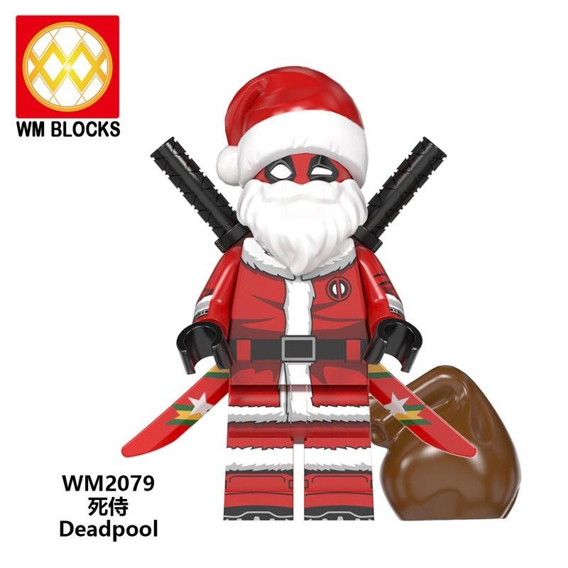 Lego Minifigures Super Hero Christmas Series Mini Toys Figures Collection Batman Ironman Superman