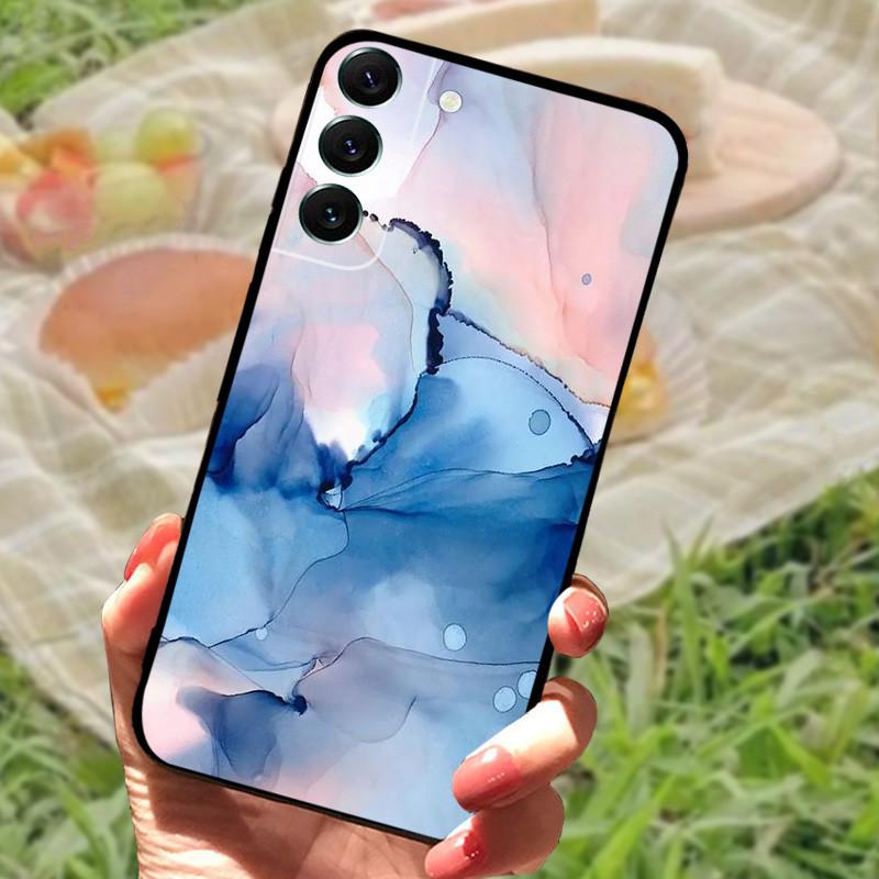 Case For Samsung Galaxy S22 Ultra Coque S22 Plus Full Protective Silicone Cartoon Painted Fundas Cover For Samsung S 22 Fundas