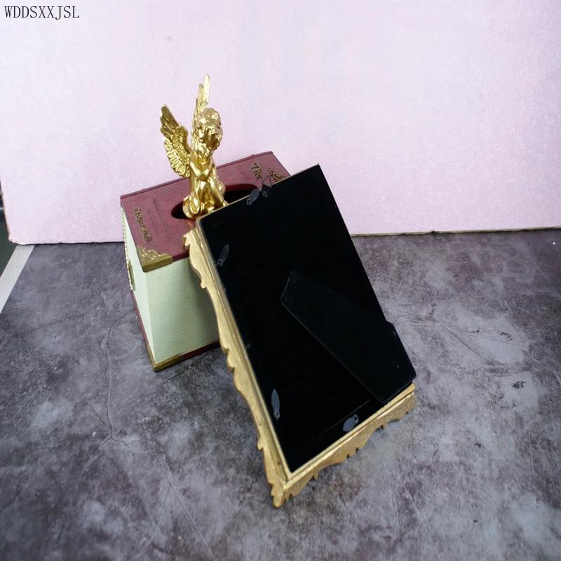 European retro creative desktop photo frame ornaments resin crafts home living room bedroom photo frame ornaments