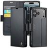 For iPhone 17 Pro Max 17 Air 17 Case With Card Holder, Wallet Case with RFID Blocking, Durable Leather Kickstand Magnetic Clasp