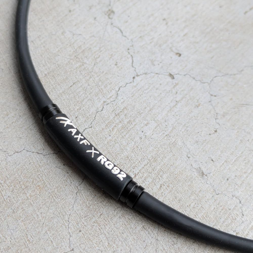 [Axef] Necklace 900 Medium (45cm) Black X Black Athlete RG92 Silicone Relax