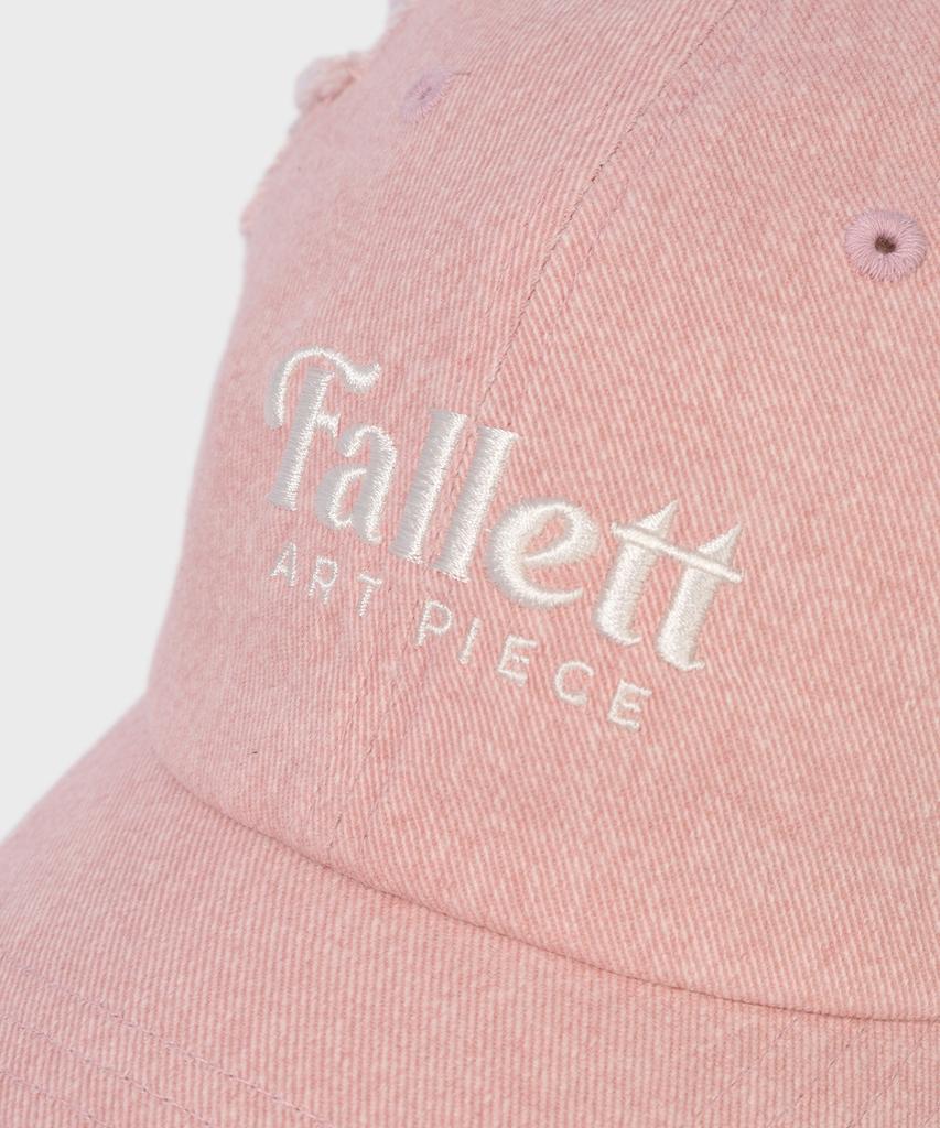 FALLETT Damaged Ball Cap Pink