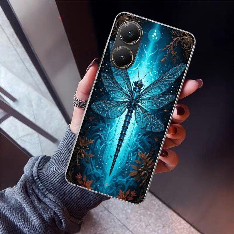 Beautiful Dragonfly Enthusiasts Phone Case For Xiaomi Poco X7 X6 X5 Pro F7 Ultra Redmi 15C 15 13 13C 12 12C 10 10A 10C 9 9A 9C 9
