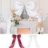 Bow Christmas Tree Topper Large Home Decor Ornament Big Bow For Christmas Tree For Birthday Wedding Outdoor Photo Backdrop