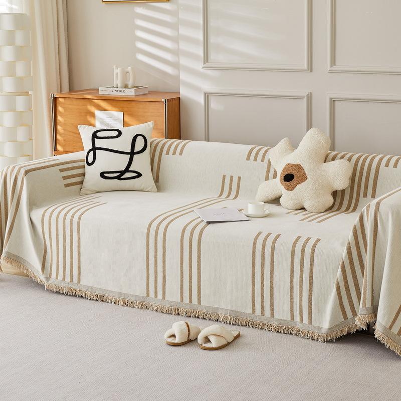 Chenille Sofa Towel All-inclusive Full Cover Towel Four-season Universal Sofa Cover Blanket Dust-proof and Cat-scratch Modern Simple Cover Towel
