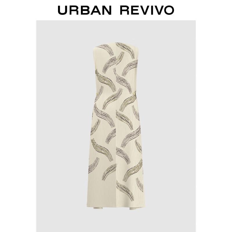 

Платье макси без рукавов с принтом курорта Осень 2025 M