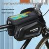 Waterproof Double Front Beam Bike Bag with Phone Holder