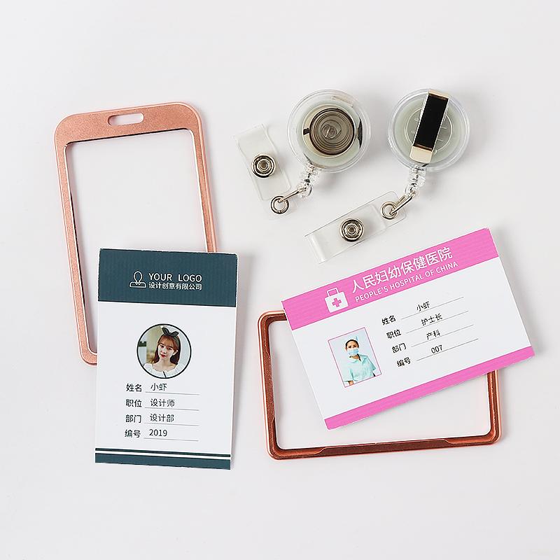 Cartoon Nurse Doctor Hospital Medical Keychains Retractable Brooch Badge Reel Clip ID IC Name Card Holders Gifts