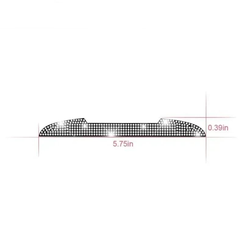 Striscia Anti-Collisione per Auto Diamantata Specchietto Retrovisore Maniglia Porta Decorazione Prevenzione Striscia Resistente ai Graffi Strass Amagi