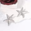 European and American Summer New Beach Vacation Style Personalized Creative Starfish Earrings, Trendy Fashion Commuter Earrings