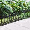 Black Garden Fence 60X33 Cm 8 Pcs.