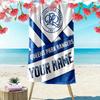 Name Custom Queens Park Rangers Print Beach Towel, Large Soft Quick Dry Towel for Beach Camping Swimming