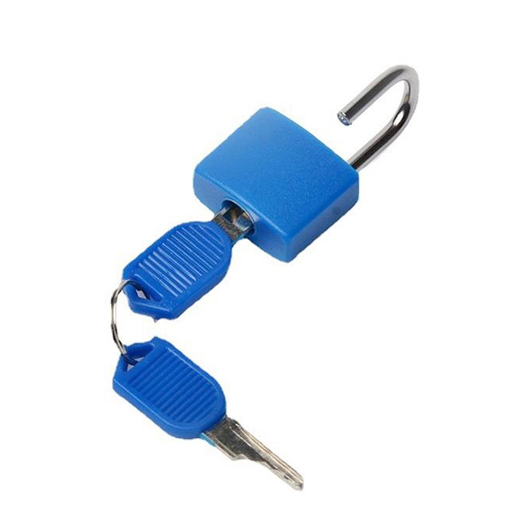 

6/8 шт. Маленький мини-крепкий стальной замок для дорожного чемодана, дневника, замок с 2 ключами, цинковый сплав, пластиковый корпус, ящик для багажа, замок