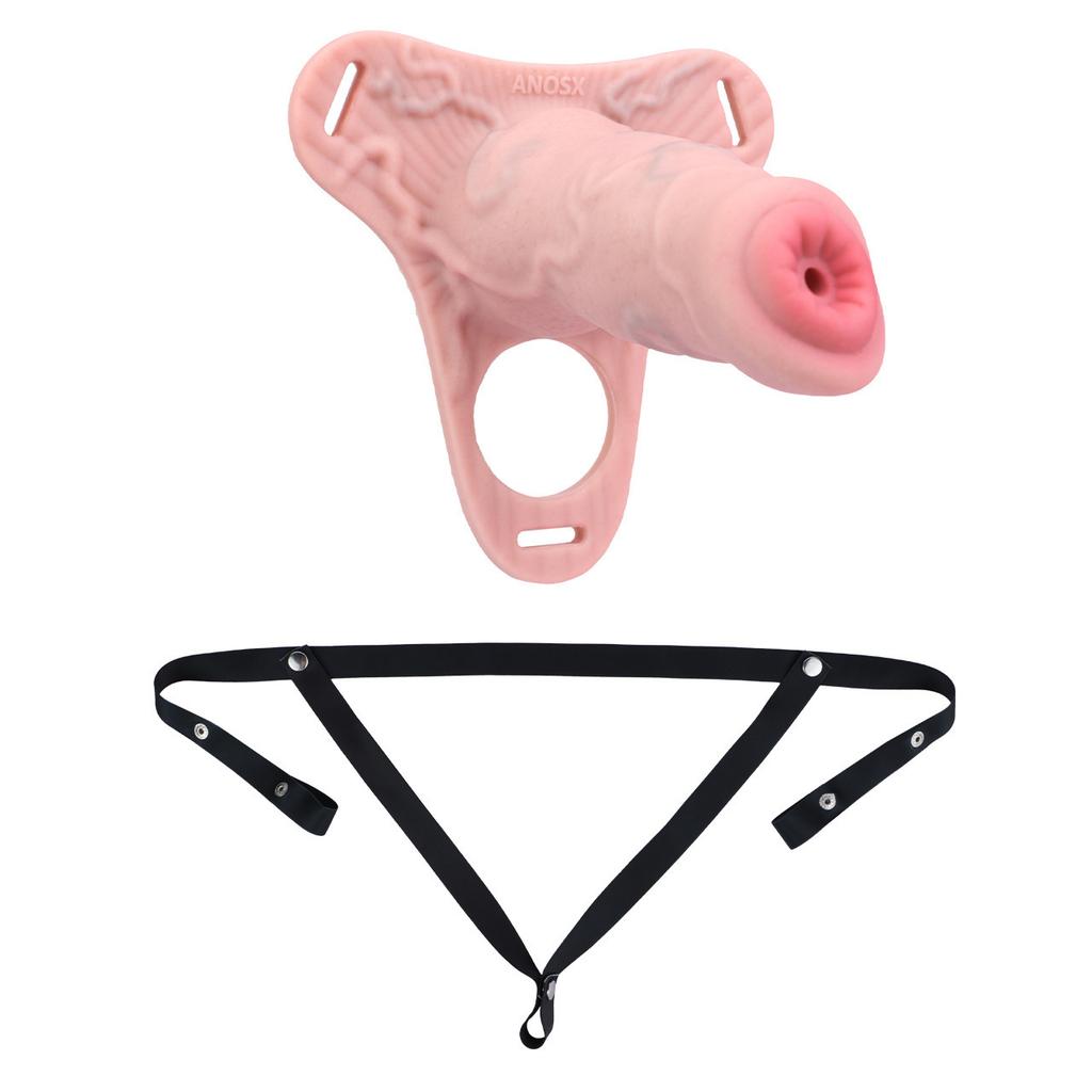 Silicone CB Lock Chastity Lock Male Penis Cage Chastity Sex Toys Cock Ring Urethral Chastity BDSM