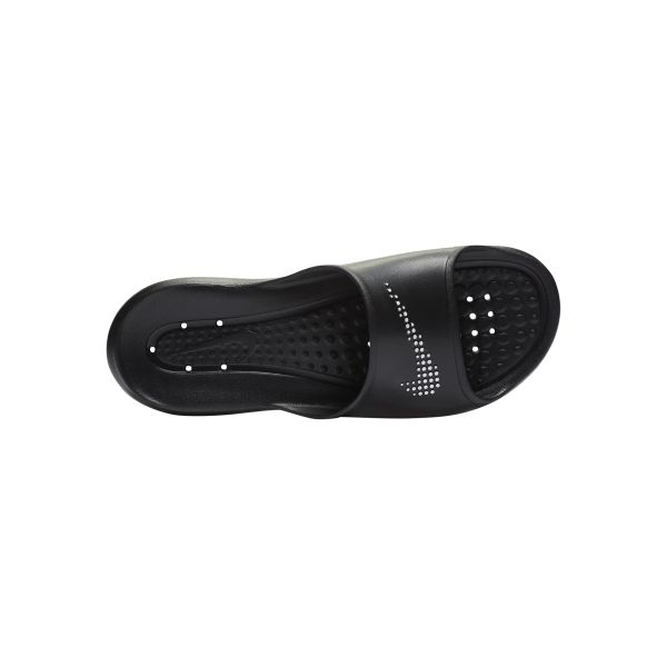 Nike Victori One Slide Polka Swoosh - Μαύρα Ανδρικά Αθλητικά Λευκά CZ5478-001