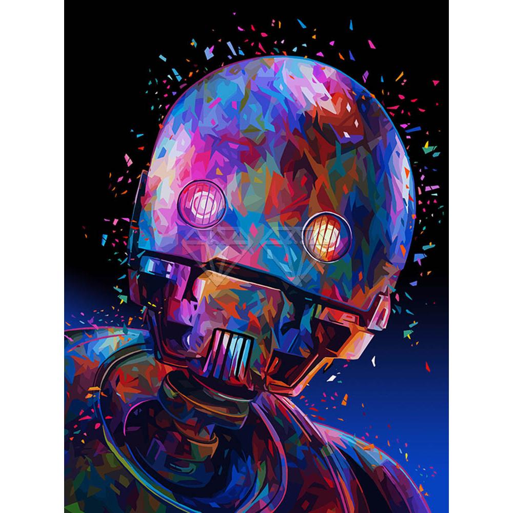 5D DIY Diamond Painting Set Disney Toy Story Star Wars Home Decor Full Round Diamond Embroidery Cross Stitch Mosaic Paint