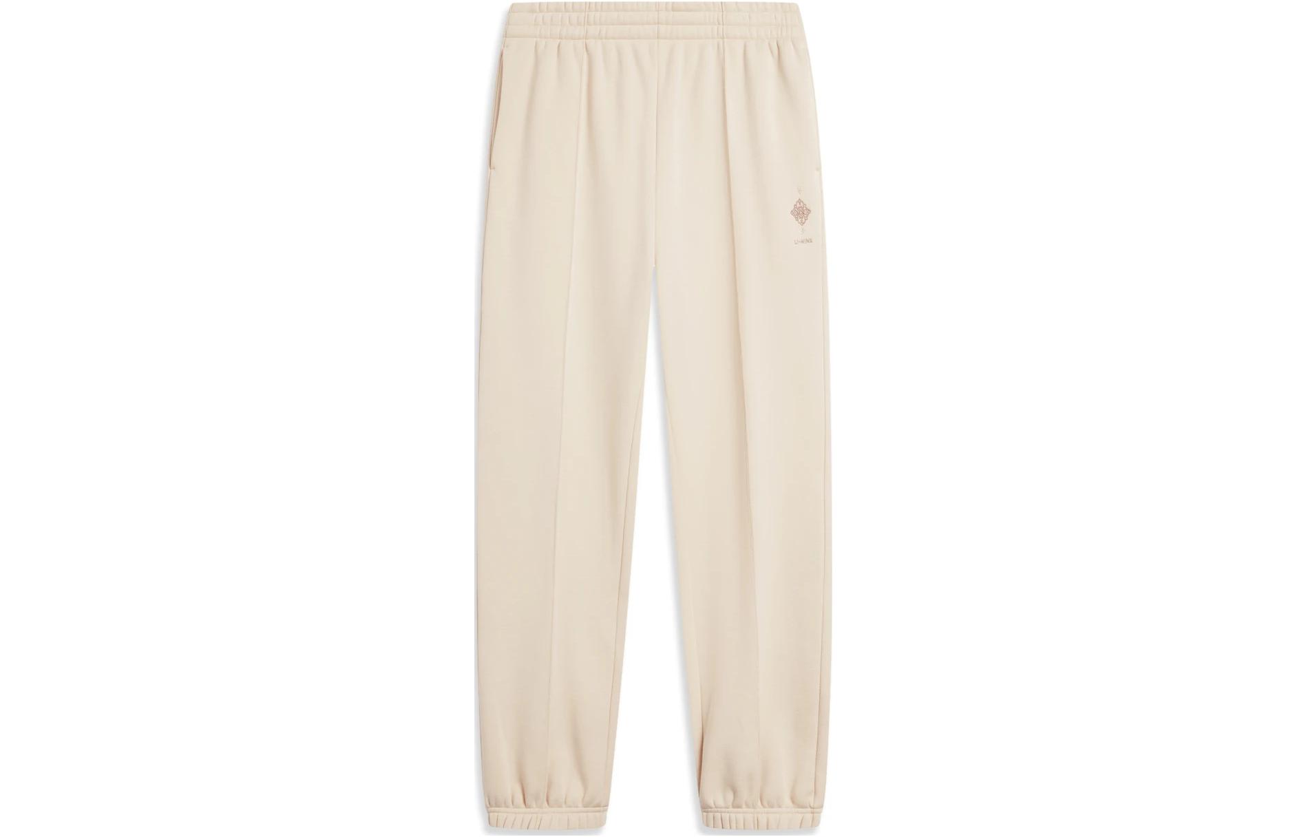 Li Ning China Culture Collection Knitted Sweatpants Women s Dusty Khaki AKLT908-5 L