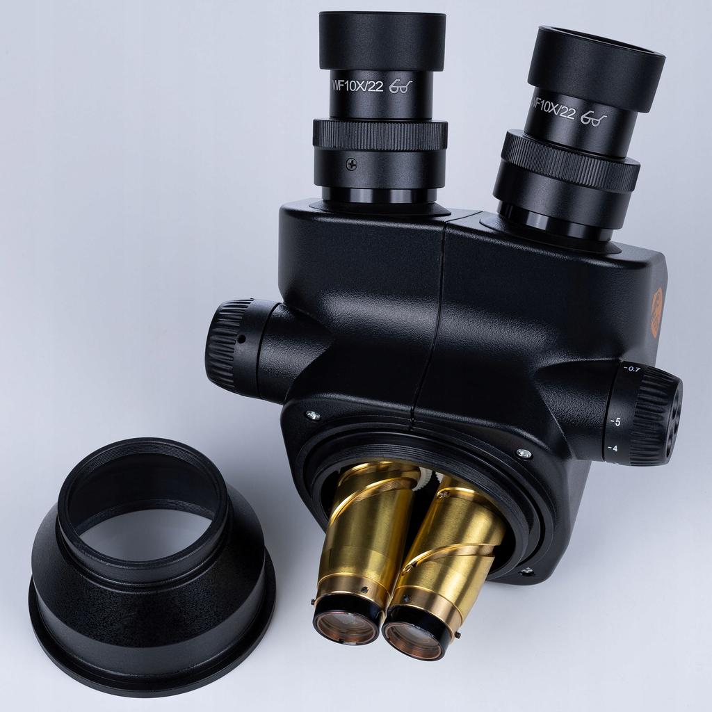 Rosfix Mikroskop Trinokularowy 7–45x Z Kamerą 16MP 4K I Oświetleniem LED 56 – Zoom Optyczny | C-Mount | Inspekcja PCB | Serwis SMT