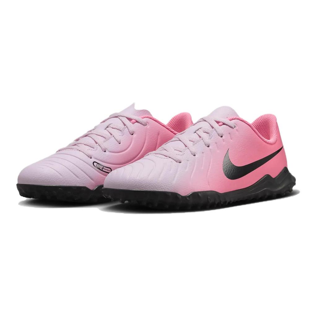 Nike Tiempo Legend 10 Club TF Pink Foam Black (GS) Kids Sneakers DV4355-601