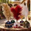 1Pcs Long Hat Lamb Delicate Plush Doll Wearing Ethnic Traditional Clothes Sheep Home Decro Birthday Gifts New Year Mascot