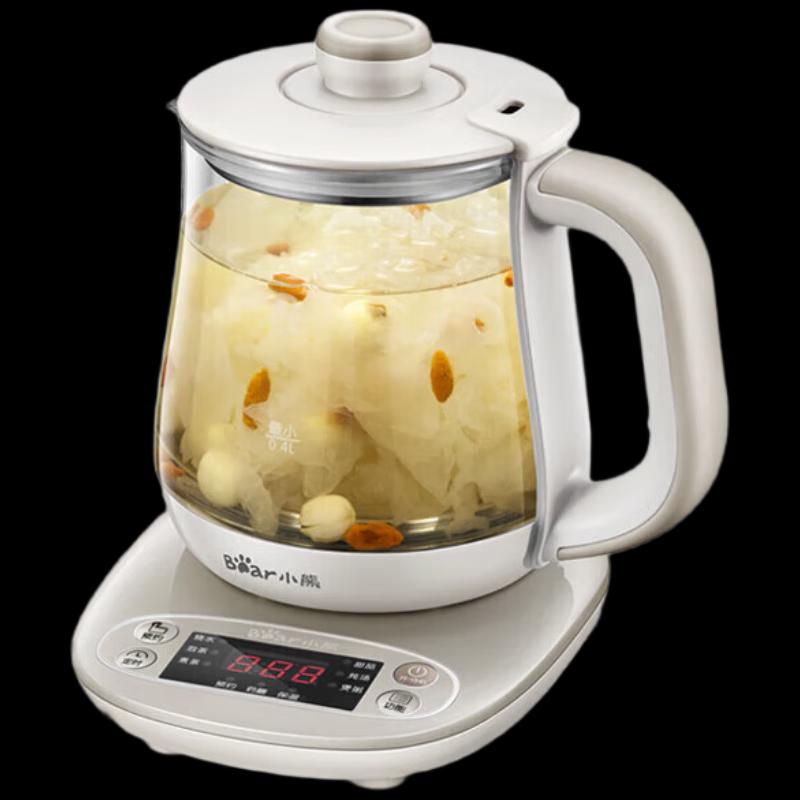Bear 0.8L Mini Glass Health Kettle CN plug (adapter included)