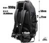 Mochila Leve PEAKHUNT 50L para Homens e Mulheres, Perfeita para e Emergência X-PAC, Caminhadas, Trekking, Viagens, Preparação. Preto.