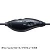 Sanwa Supply USB Single Compatible with and Headset, Ear, Wired, Bidirectional, Lightweight, Skype, Zoom, Teams, MM-HSU12BK