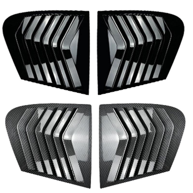 2pcs Rear Side Window Trim Spoiler for BMW 1 Series F20 118i 120i Hatchback 2011- Window Shutter Cover Louver Air Vents