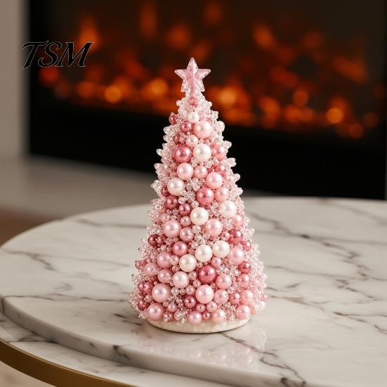 Fun DIY Crafts for Winter Dreamy Beaded Christmas Tree Kit, Handmade Holiday Craft, Multicolor Creative Craft Projects Home Adults, Tabletop