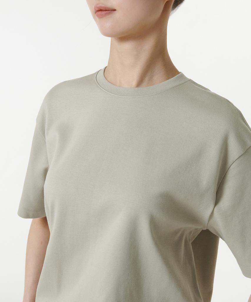 MUSINSA STANDARD WOMAN Women'S Relaxed Fit Crew Neck T-Shirt [Sage]