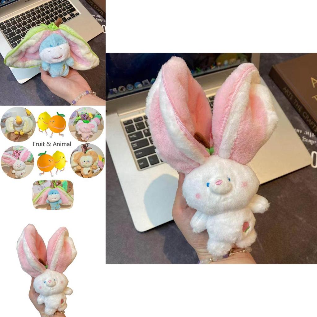 Cute And Soft Plush Fruit And Animal Keychain Charms For All Ages