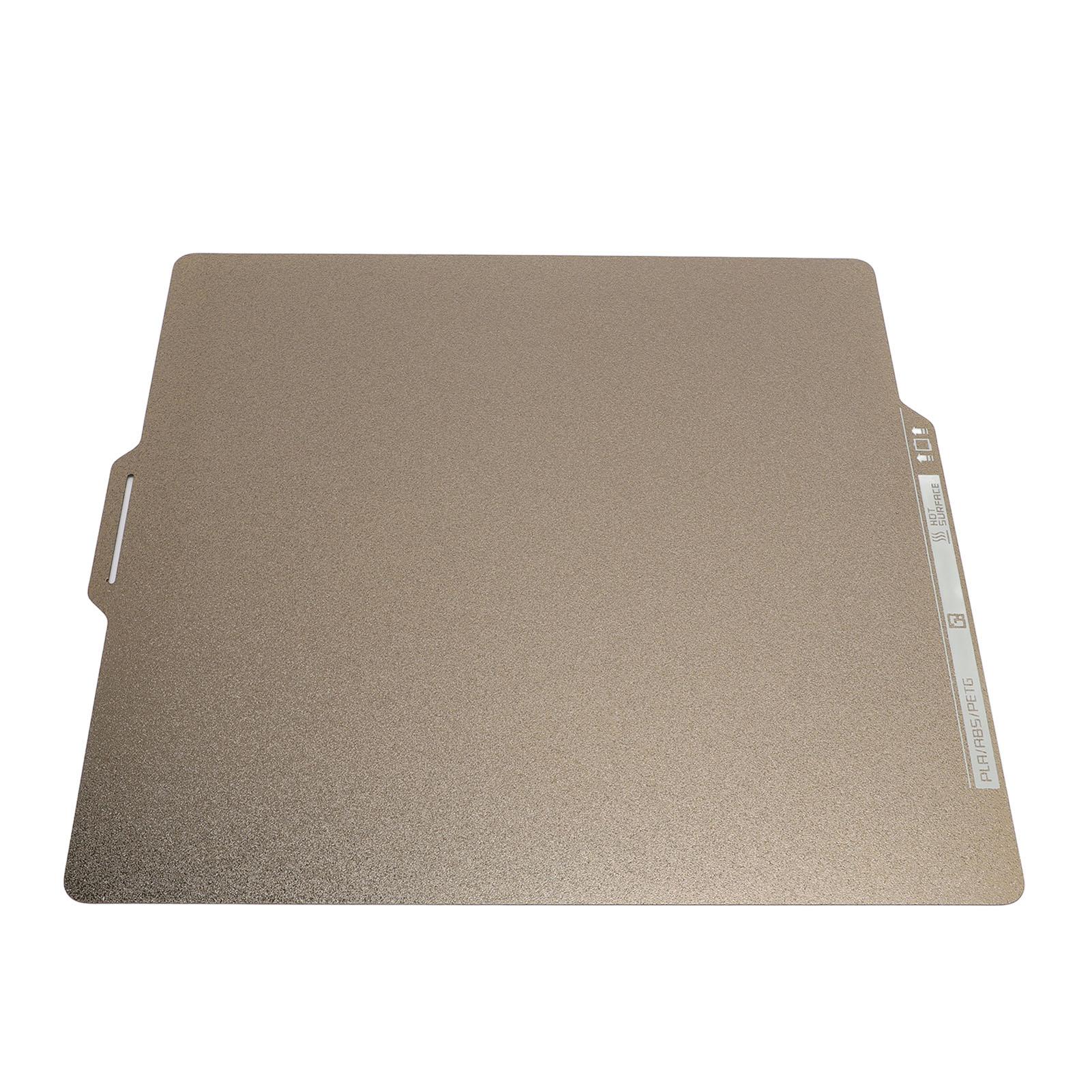 257 X 257 мм Пластина для печати  3D-принтера Двусторонняя текстурированная PEI Печатная платформа для Bambu P1P X1C Золотая