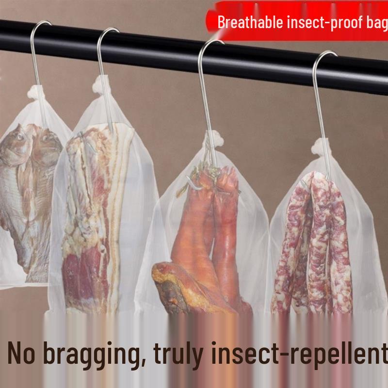 Сетчатый чехол для сушеного мяса и рыбы: Вяленое мясо, ветчина, колбаса и многое другое