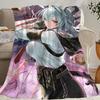 Wuthering Waves Zani Game Blanket Blanket for Couch Sofa Travel Home Hiking Picni Bed Beding Flannel Blanket birthday gift